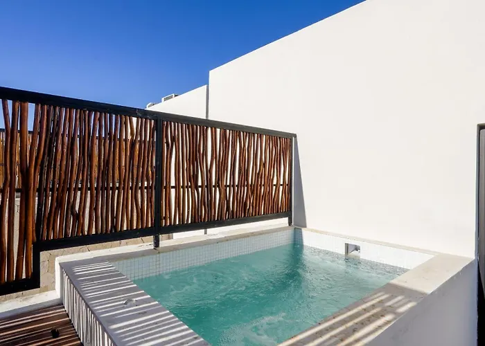 Divine House With Private Roof And Pool Only 1km From The *